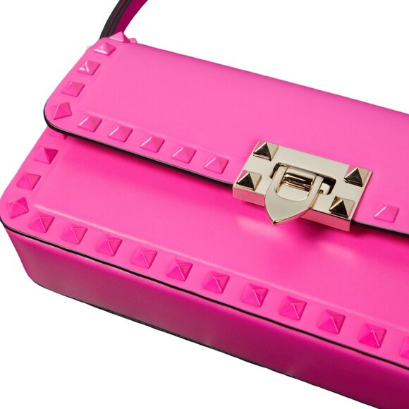 NWT Garavani Rockstud23 Foldover Top Shoulder Bag - Picture 3 of 9